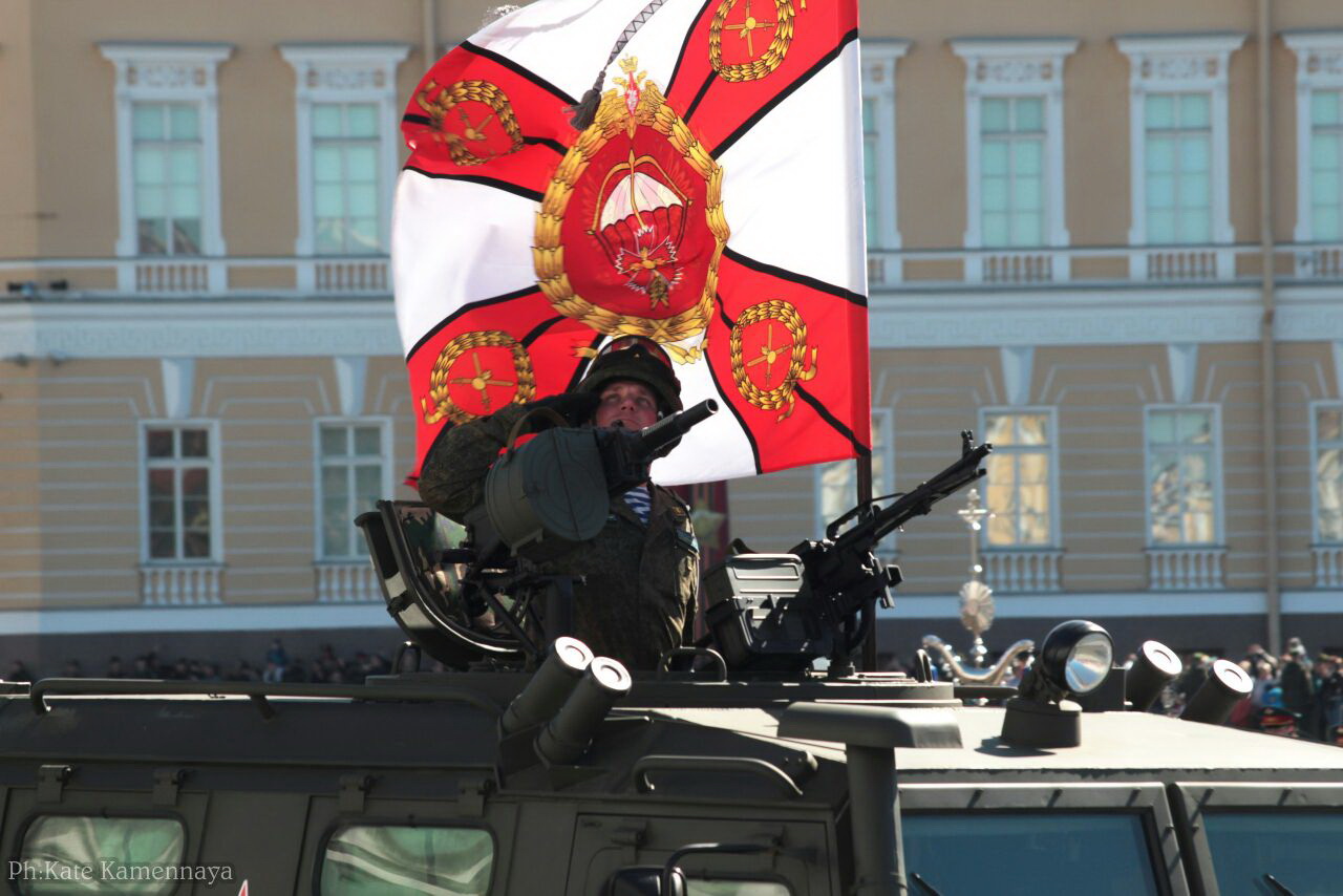 Участие  в параде на Красной площади.